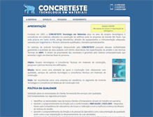 Tablet Screenshot of concreteste.com.br